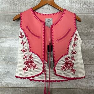 Double D Ranch leather vest